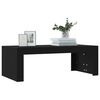 vidaXL Coffee Table Black 102x50x36 cm Engineered Wood
