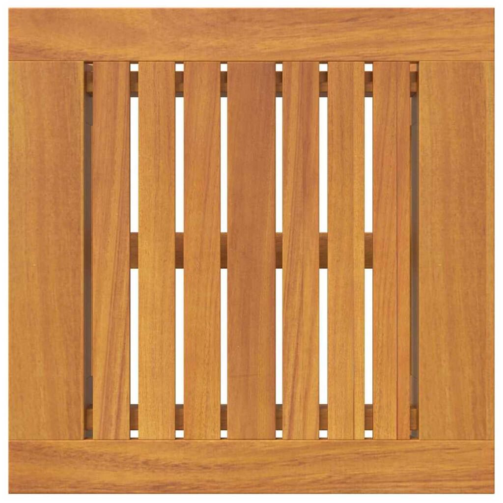 vidaXL Side Table Brown Solid Acacia wood