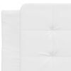 vidaXL Bed Frame with LED without Mattress "Zadar" White 100x203 cm