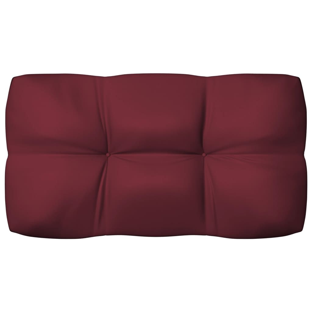 vidaXL Pallet Sofa Cushions 7 pcs Wine Red