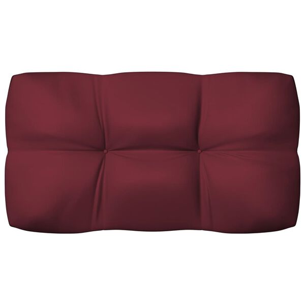vidaXL Pallet Sofa Cushions 7 pcs Wine Red