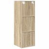 vidaXL Wall-mounted TV Cabinet Sonoma Oak 37x37x107 cm Engineered Wood