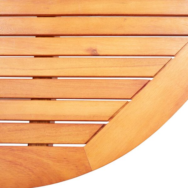 vidaXL Folding Garden Table 160x85x74 cm Solid Eucalyptus Wood