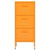 vidaXL Storage Cabinet Mustard Yellow 42.5x35x101.5 cm Steel
