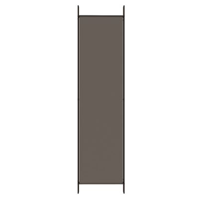 vidaXL 6-Panel Room Divider Anthracite 300x200 cm Fabric