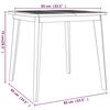 vidaXL 3 Piece Garden Dining Set Solid Wood Acacia