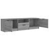 vidaXL TV Cabinet Grey Sonoma 140x35x40 cm Engineered Wood