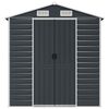 vidaXL Garden Shed Anthracite 191x130x198 cm Galvanised Steel