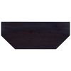 vidaXL TV Cabinet Light Black Coffee 100x40x45 cm Solid Mahogany Wood