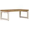 vidaXL Coffee Table 100x50x35 cm Solid Mango Wood and Steel