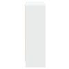vidaXL Bookshelf White 60x24x76 cm Engineered Wood