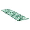 vidaXL Deck Chair Cushion Leaf Pattern Oxford Fabric