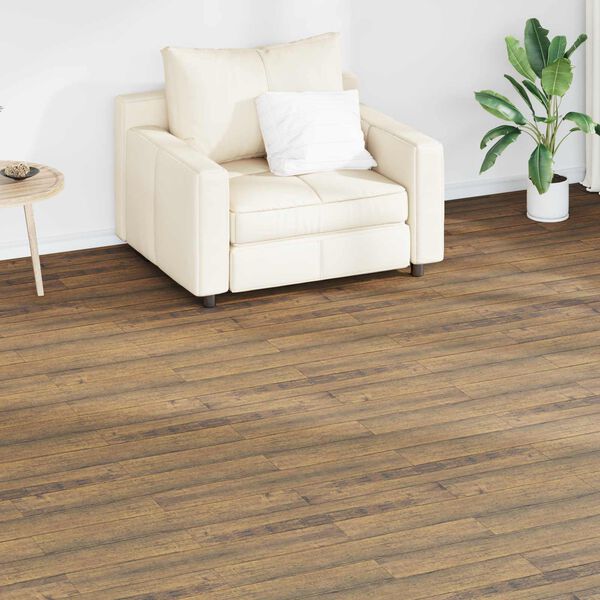 vidaXL Flooring Planks 36 pcs Walnut Brown 5.02 m&sup2; PVC