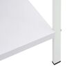 vidaXL 3-Layer Book Shelf White 60x27.6x90.5 cm Engineered Wood