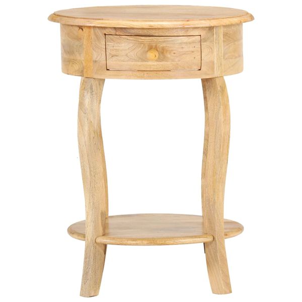 vidaXL Side Table 37x37x61 cm Solid Mango Wood