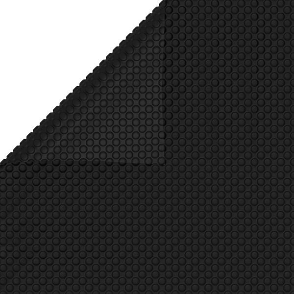 Floating Rectangular PE Solar Pool Film 8 x 5 m Black