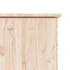 vidaXL TV Cabinet ALTA 112x35x41 cm Solid Wood Pine