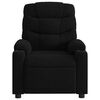 vidaXL Electric Massage Recliner Chair Black Fabric