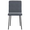 vidaXL Dining Chairs 4 pcs Dark Grey Velvet