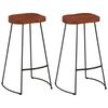 vidaXL Gavin Bar Stools 2 pcs 50x40x78 cm Solid Wood Mango
