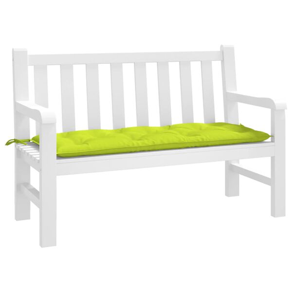 vidaXL Garden Bench Cushion Bright Green 120x50x7cm Oxford Fabric