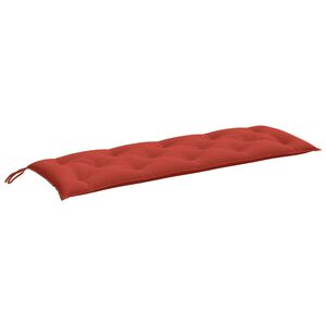 vidaXL Garden Bench Cushion Melange Red 150x50x7 cm Fabric