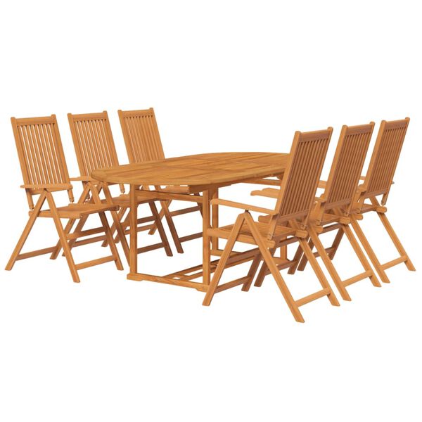 vidaXL 5 Piece Garden Dining Set Solid Acacia Wood