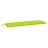 vidaXL Garden Bench Cushions 2pcs Bright Green 150x50x7cm Oxford Fabric