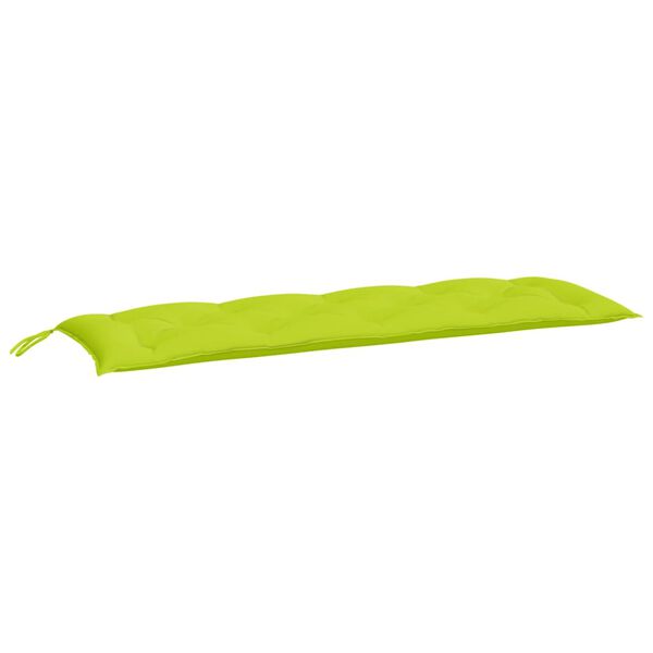 vidaXL Garden Bench Cushions 2pcs Bright Green 150x50x7cm Oxford Fabric