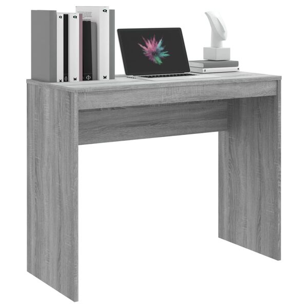 vidaXL Desk Grey Sonoma 90x40x72 cm Engineered Wood