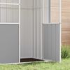 vidaXL Bird Cage Grey 215x78x200 cm Galvanised Steel