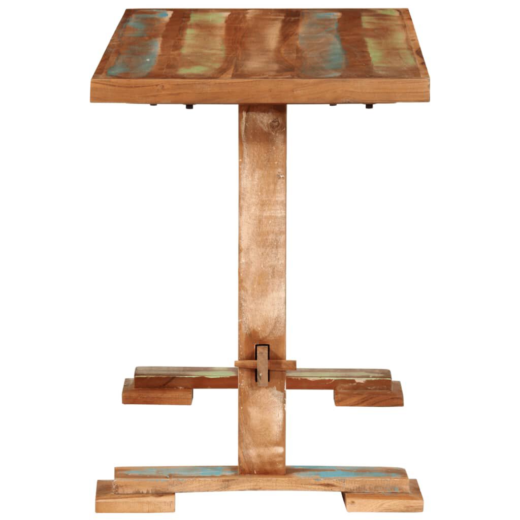 vidaXL Dining Table 110x55x78 cm Solid Wood Reclaimed