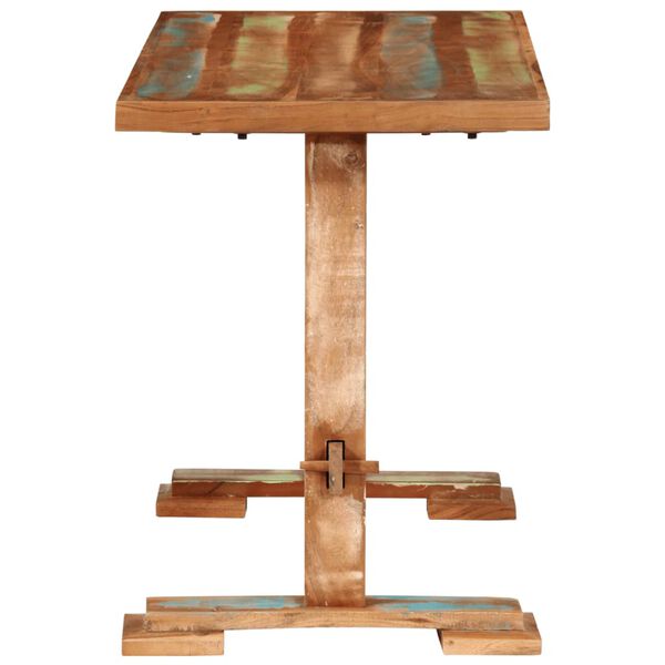 vidaXL Dining Table 110x55x78 cm Solid Wood Reclaimed
