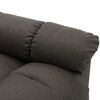 vidaXL Electric Massage Chair Taupe Fabric