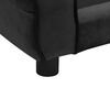 vidaXL Dog Sofa Black 72x45x30 cm Plush