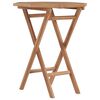 vidaXL Folding Garden Table 60x60x75 cm Solid Teak Wood