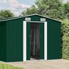 vidaXL Garden Shed 257x392x181 cm Metal Green