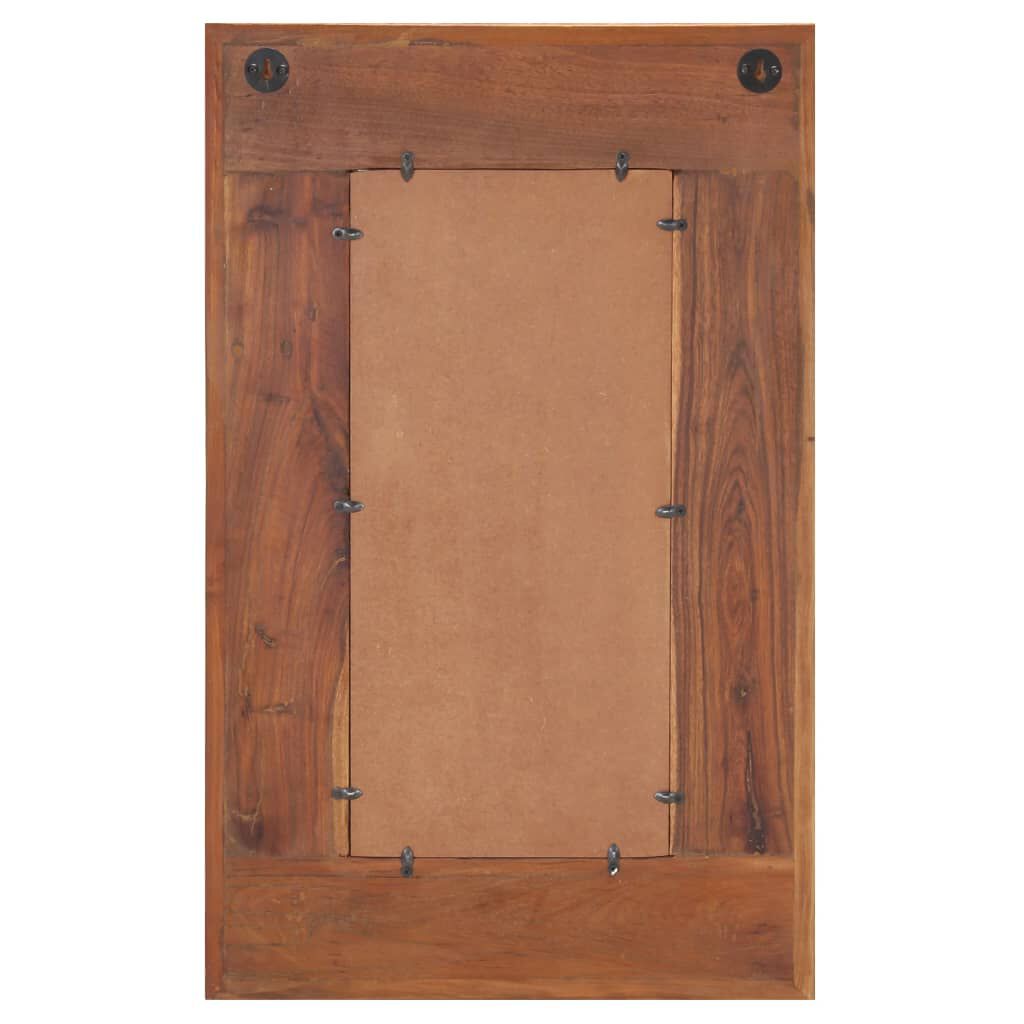 vidaXL Mirror with Buddha Cladding 50x80 cm Solid Reclaimed Wood