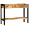 vidaXL Sideboard with 3 Drawers 110x35x75 cm Solid Mango Wood