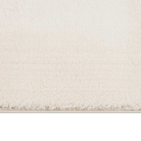 vidaXL Washable Rug Soft Shaggy Cream 160x230 cm Anti Slip