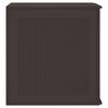 vidaXL Garden Storage Box Brown 55 x 53 x 57 cm Polypropylene