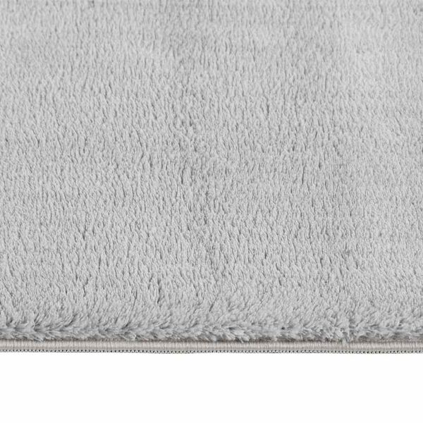 vidaXL Washable Rug Soft Shaggy Grey 160x230 cm Anti Slip