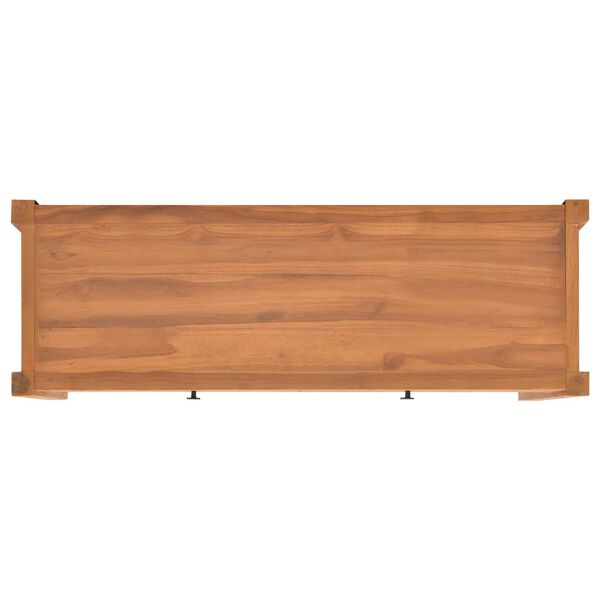 vidaXL TV Cabinet 140x40x45 cm Teak Wood