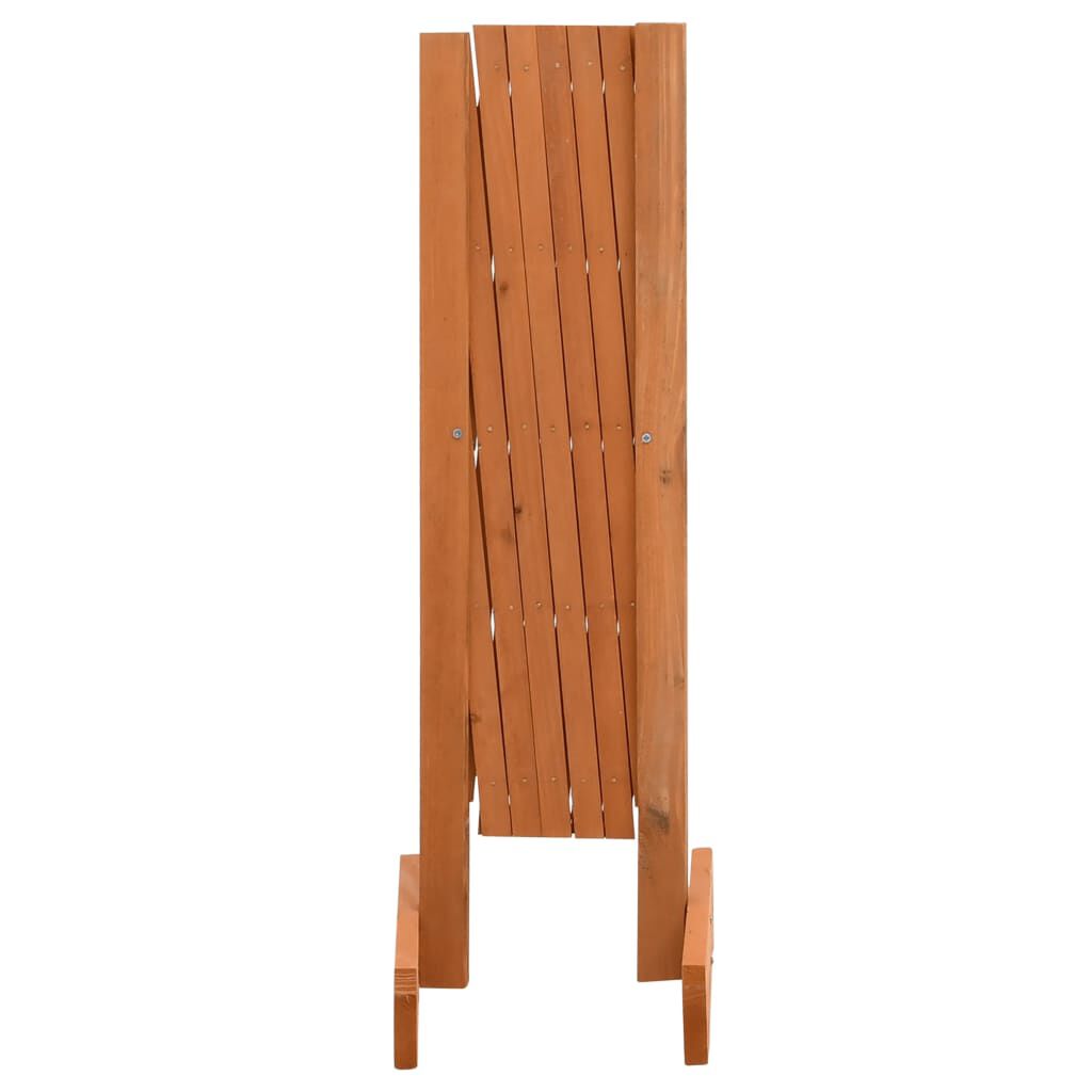 vidaXL Garden Trellis Fence Orange 120x60 cm Solid Firwood