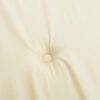 vidaXL Garden Chair Cushions 2 pcs Cream 40x40x4 cm Oxford Fabric