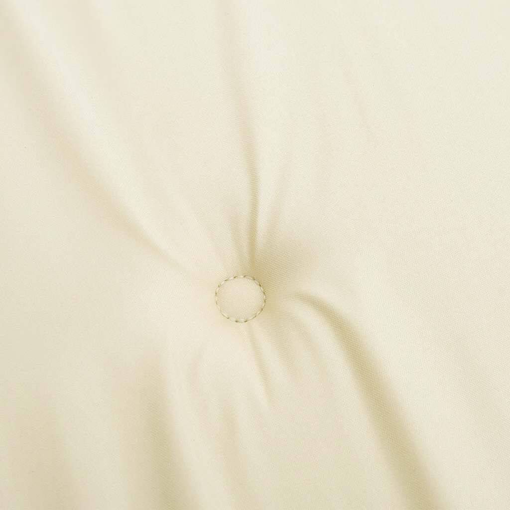vidaXL Garden Chair Cushions 2 pcs Cream 40x40x4 cm Oxford Fabric