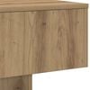 vidaXL Coffee Table Artisan Oak 60x60x31.5 cm Engineered Wood