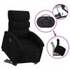 vidaXL Electric Stand up Recliner Chair Black Fabric