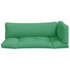 vidaXL Pallet Cushions 3 pcs Green Fabric