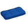 vidaXL Pallet Sofa Cushions 7 pcs Royal Blue
